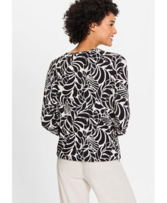 Women's Statement Leaf Print