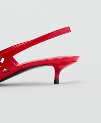 Women's Die-Cut Kitten Shoes