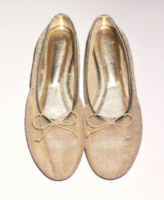 Women's Mesh Bow Ballerina Shoes