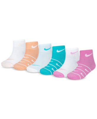 Nike - Little Girls Ankle Socks, 6 Pack