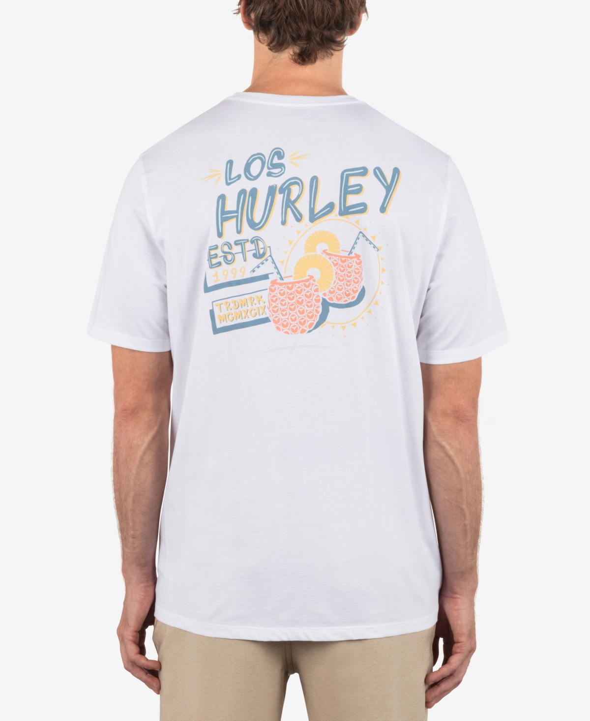 Men's Pina Express Short Sleeve T-Shirt - White