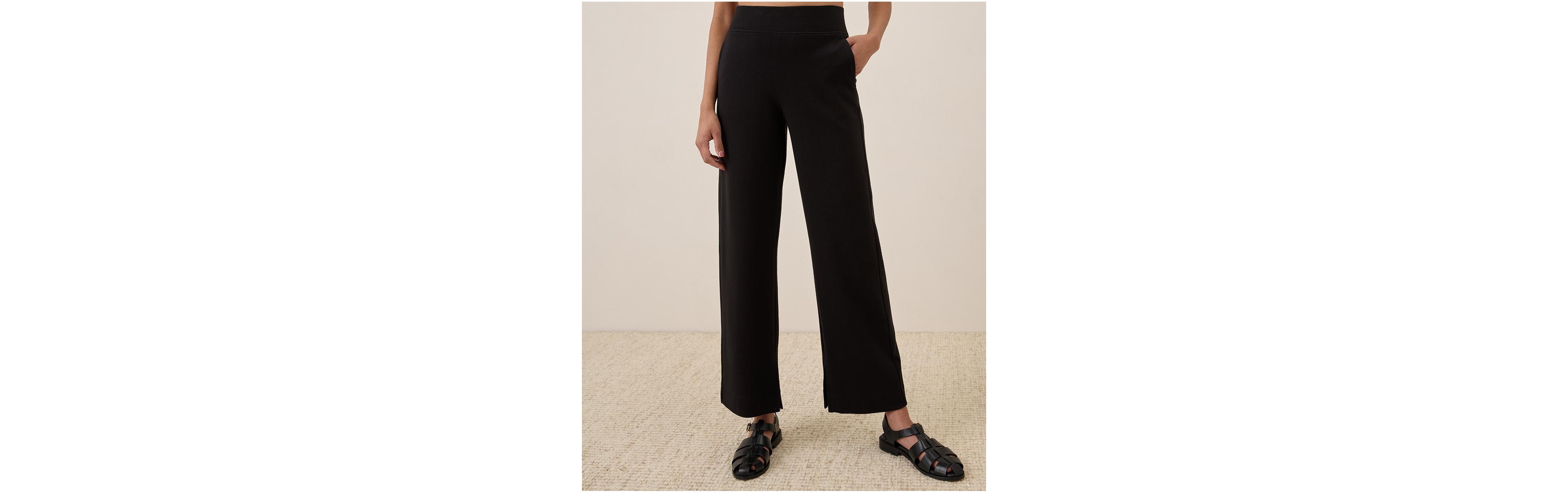 Pact Women's Organic Cotton Airplane Wide Leg Pant
