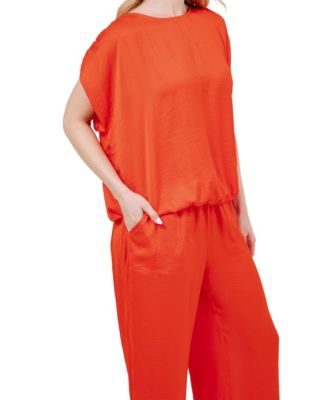 Women's Solid Drawstring Pant