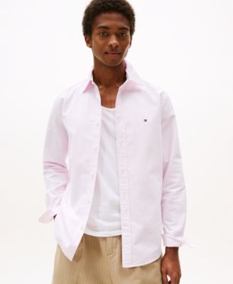 Men's Regular-Fit Striped Heritage Oxford Long-Sleeve Shirt