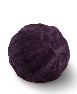 Ultra Soft Ball Decorative Pillow, 10" x 10"