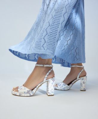 Women's Gracious Two-Piece Block-Heel Dress Sandals