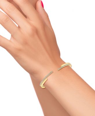 LALI Jewels Diamond Double Row Bangle Bracelet (1/2 ct. t.w.) in 14k Gold