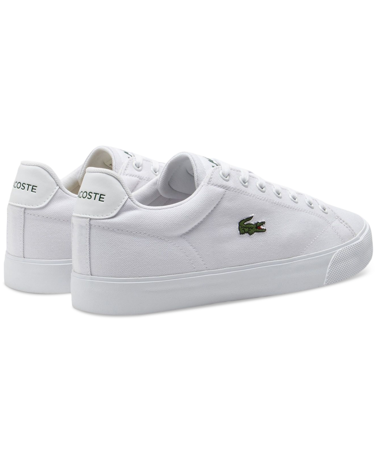 Lacoste Mens White Carnaby Evo Bl 1 Low-top Sneakers In White
