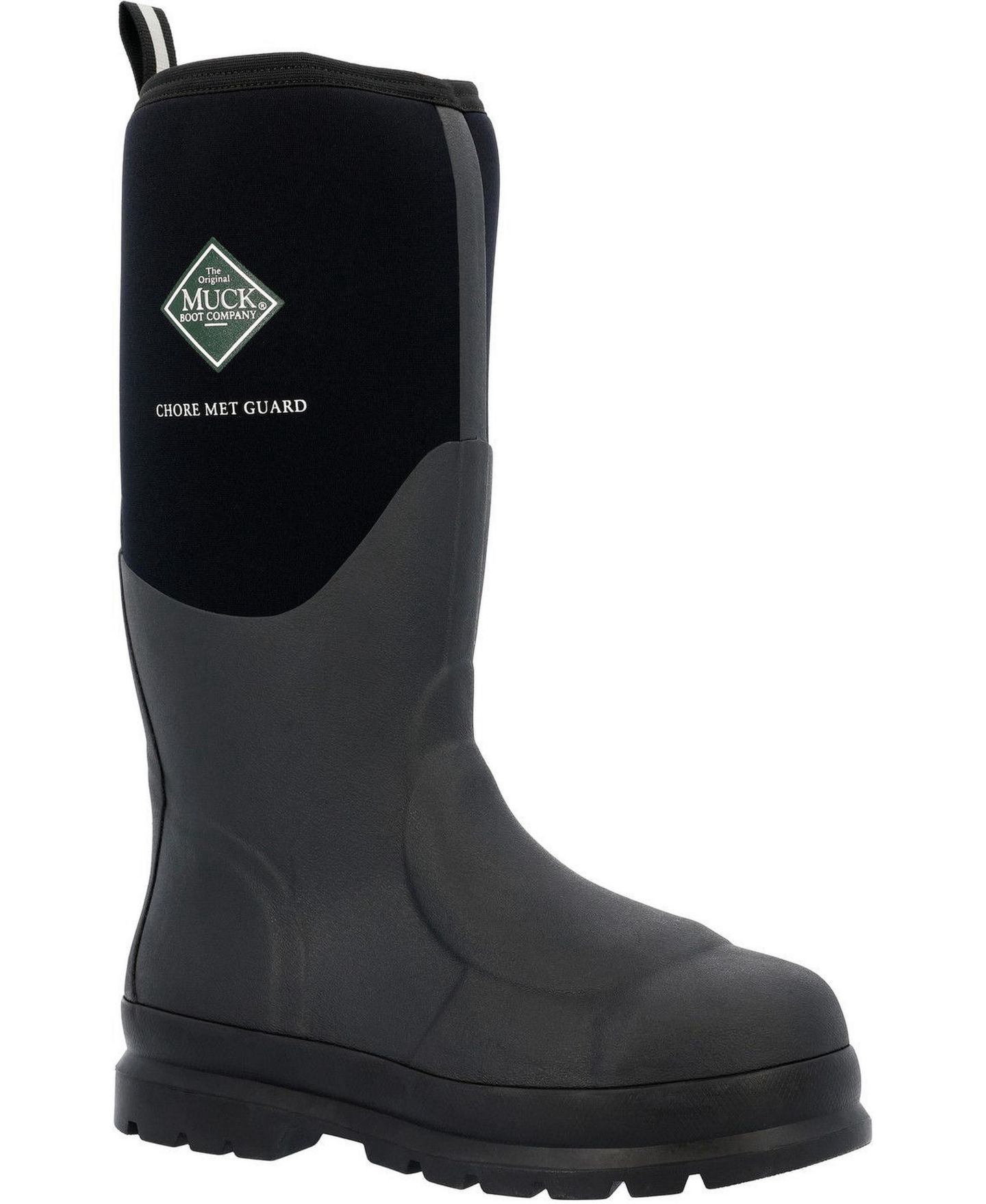 Мужские ботинки MUCK Chore Classic Met Guard Steel Toe Boot, цвет: Чёрный — фото 1