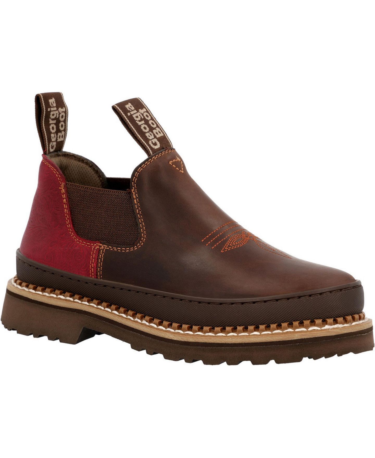 Женские ботинки Georgia Boot Crimson Blossom Fashion Romeo, цвет: Коричневый — фото 1