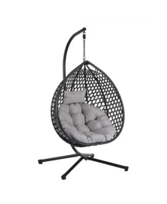 Versatile Hanging Egg Chair for Indoor and Outdoor Use