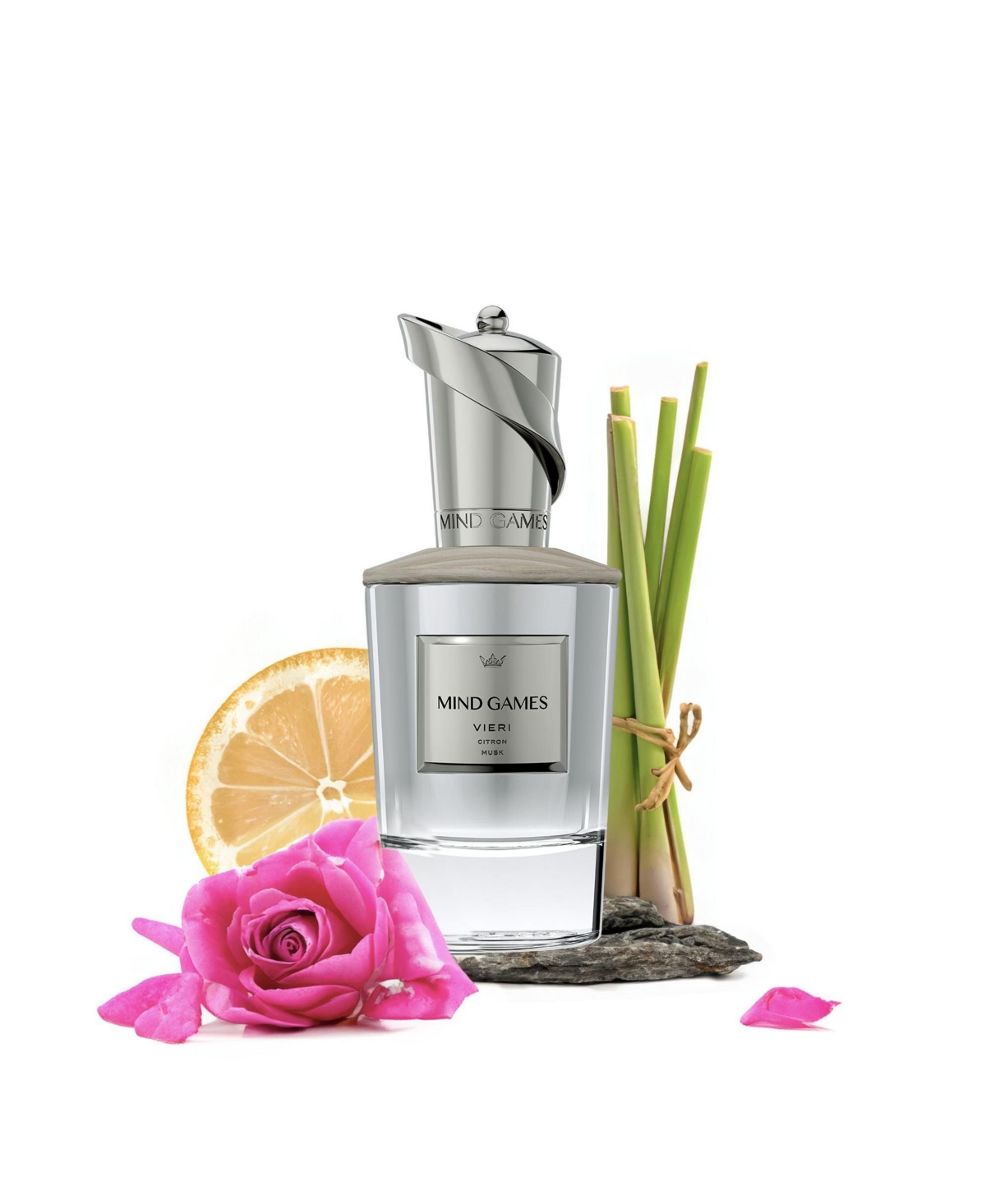 Mind Games Vieri - Luxury Perfume with Notes of Lemon, Musk, Peony & Amberwood - Elegant Extrait de Parfum for Women & Men - Citrus & Woody Perfume