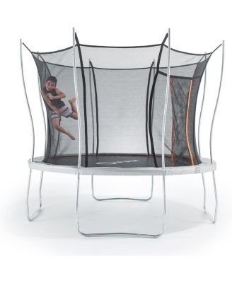 VULY 12 Ft Ultra Outdoor Trampoline with No Gap Netting, External Springs, Self Closing Entry, No Nuts or Bolts, and Safety Padding