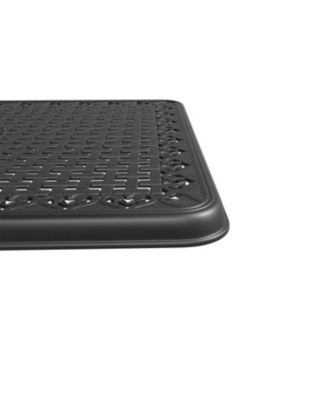 Streamdale 68.9W 37.4-inch Cast Aluminum Patio Dining Table With Black Frame and Umbrella Hole