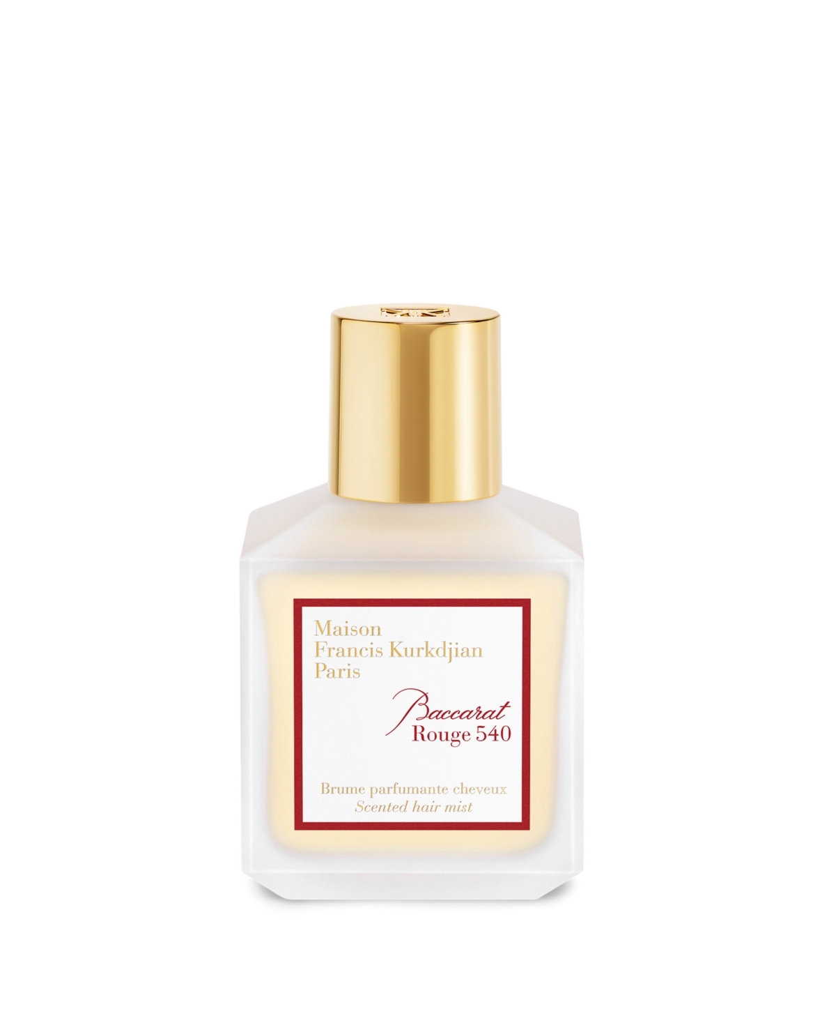 Maison Francis Kurkdjian Baccarat Rouge 540 Scented Hair Mist, 2.4 Oz. In Transparent