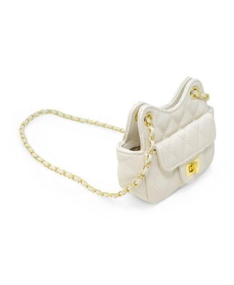 Girls Tiny Quilted Treasure Purse, Pink