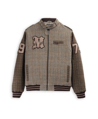 Men's Tweed Varsity Jacket