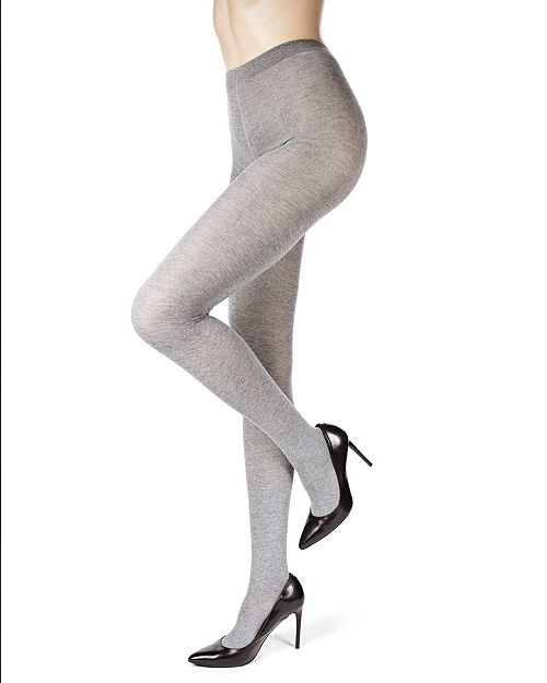 alfani MeMoi Women's Cozy Brooklyn Flat Knit Sweater Tights Women's Fashion Shoes & Accessories