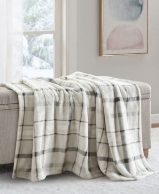 Cozy Plush Printed Throw, 50" x 70", Exclusively at Macy’s