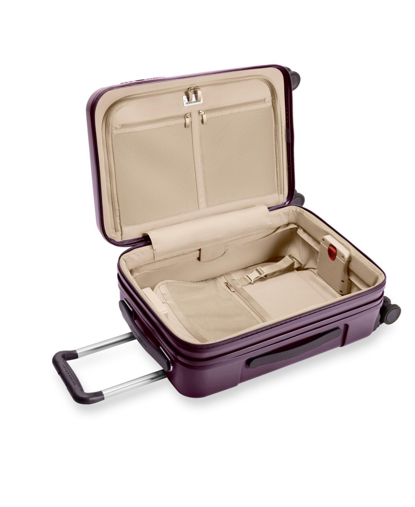 Чемодан Briggs & Riley 22" Sympatico Essential Carry-On Expandable Spinner, цвет: Сливовый — фото 3