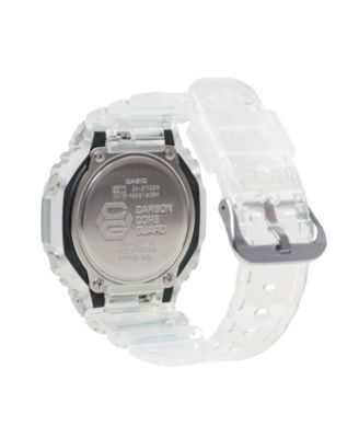 Men's Quartz Clear Resin Watch, 45.4mm