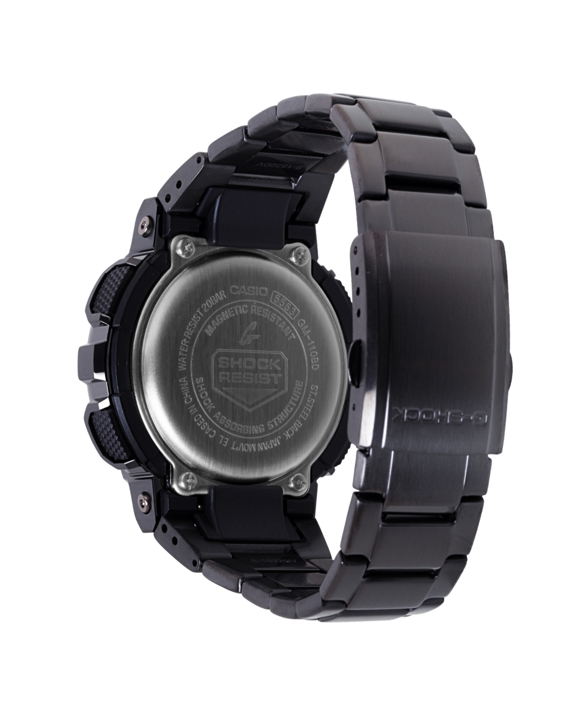 Shop G-shock Men's Quartz Black Ip Stainless Steel Watch, 48.8mm