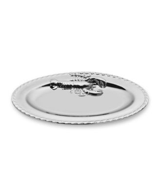 Silver Plated Lobster Oval Platter