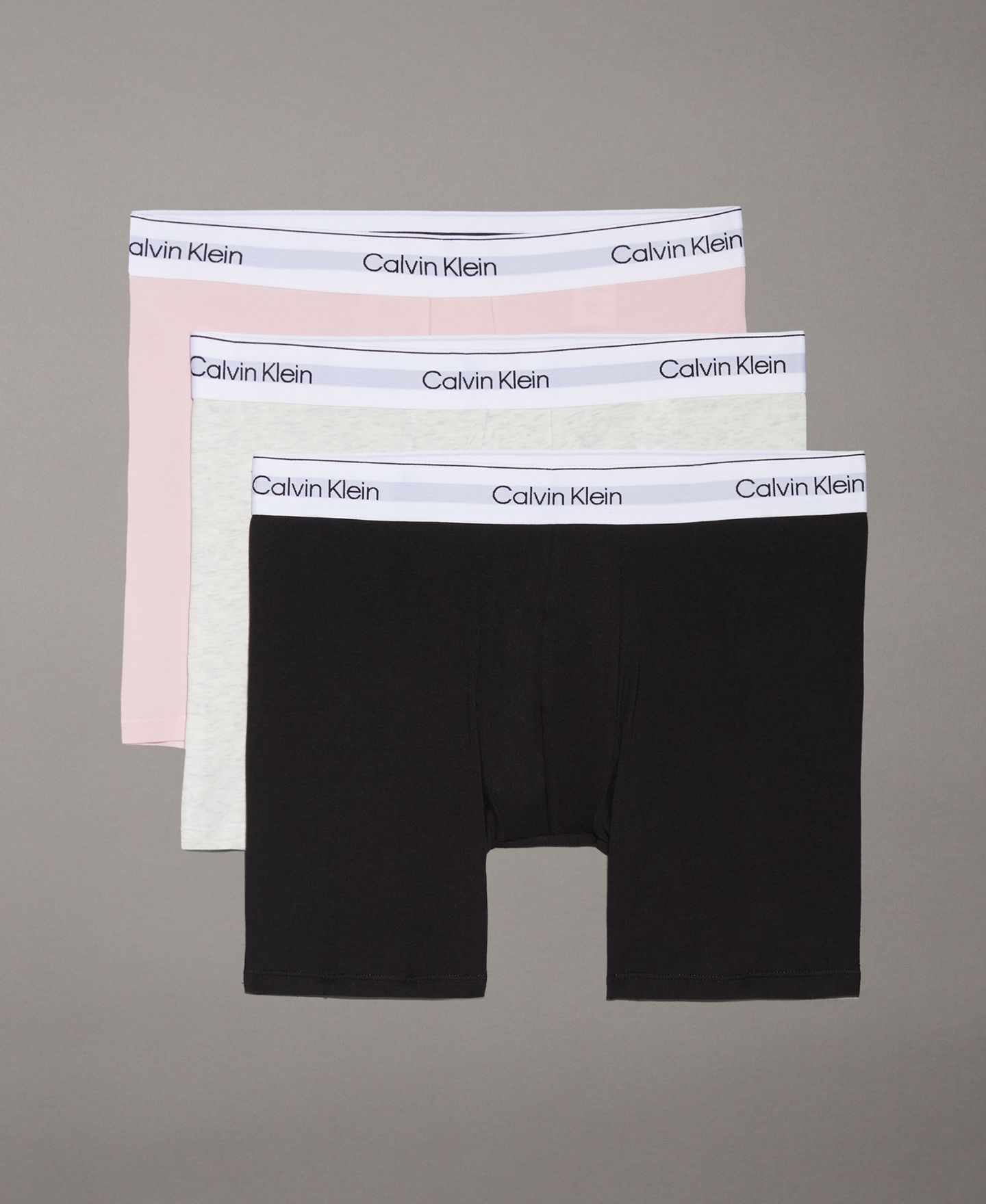 Трусы-боксеры Icon для мужчин, хлопок, стрейч, 3 шт. — Calvin Klein — фото 1
