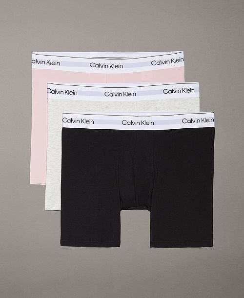 alfani Calvin Klein Men's 3-Pk. Icon Stretch Boxer Briefs Men's Fashion & Accessories