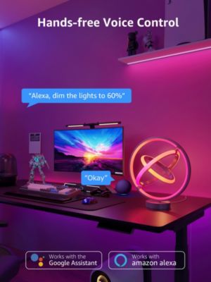 TB1 RGB+IC Addressable Lamp Alexa Google Enabled AI Smart LED Table Lamp