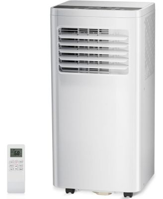 10,000 BTU Portable Air Conditioner – 4 Modes, Cools up to 450 Sq.Ft, with Timer, LED Display, Remote & Installation Kit