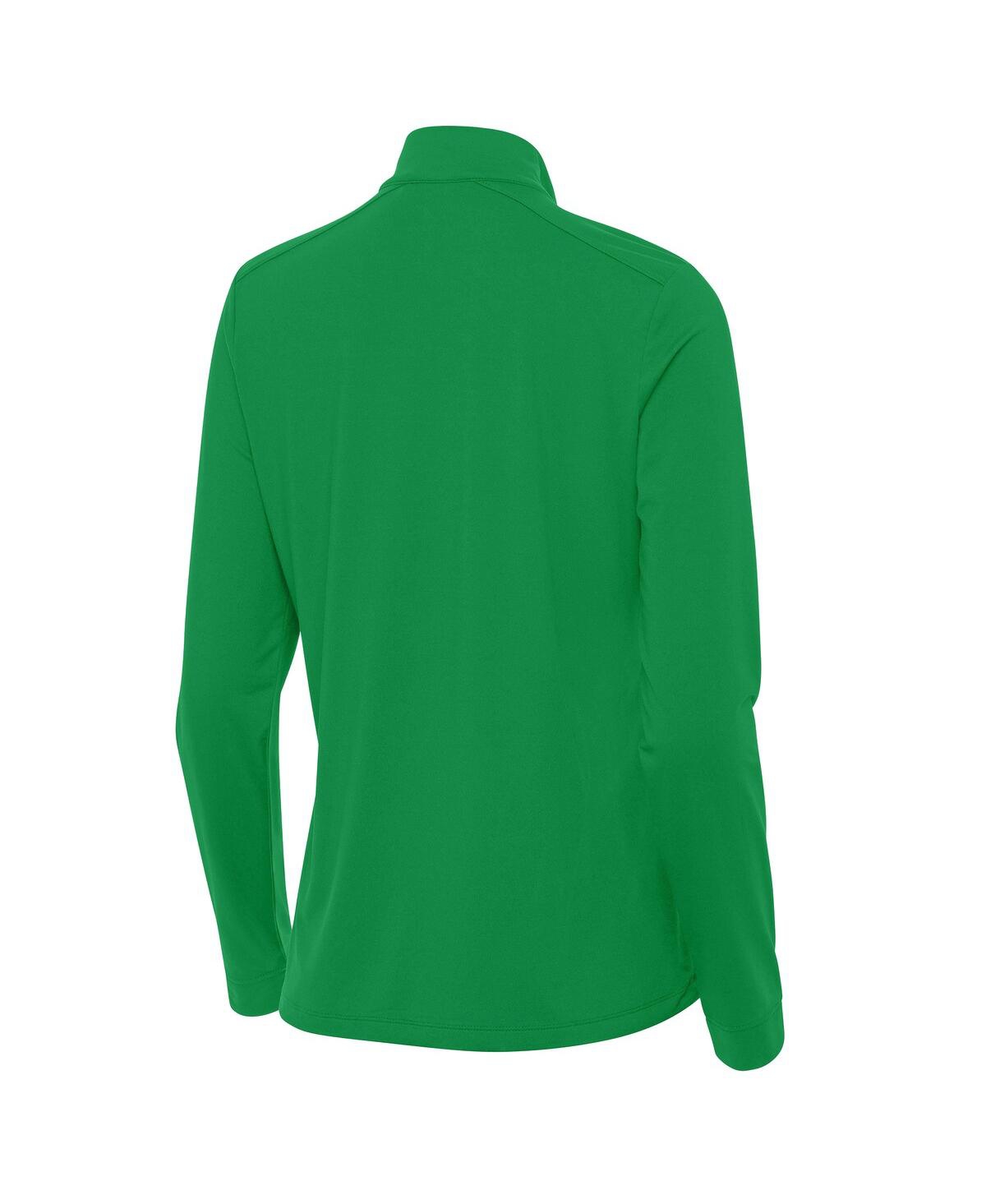 Antigua Women's Kelly Green Buffalo Bills St. Patrick's Day Intent Quarter-zip Performance Top In Green