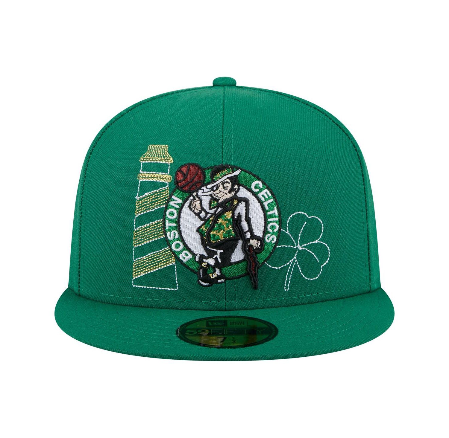 Men's Kelly Green Boston Celtics State Stitch 59FIFTY Fitted Hat