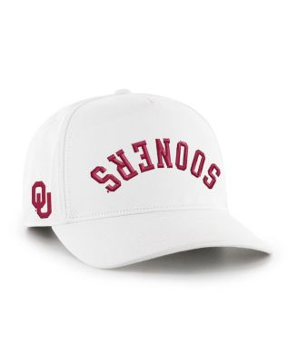 '47 Brand - Men's  White Oklahoma Sooners Flip Script Hitch Adjustable Hat