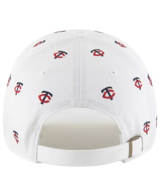 Women's White Minnesota Twins Confetti Clean Up Adjustable Hat