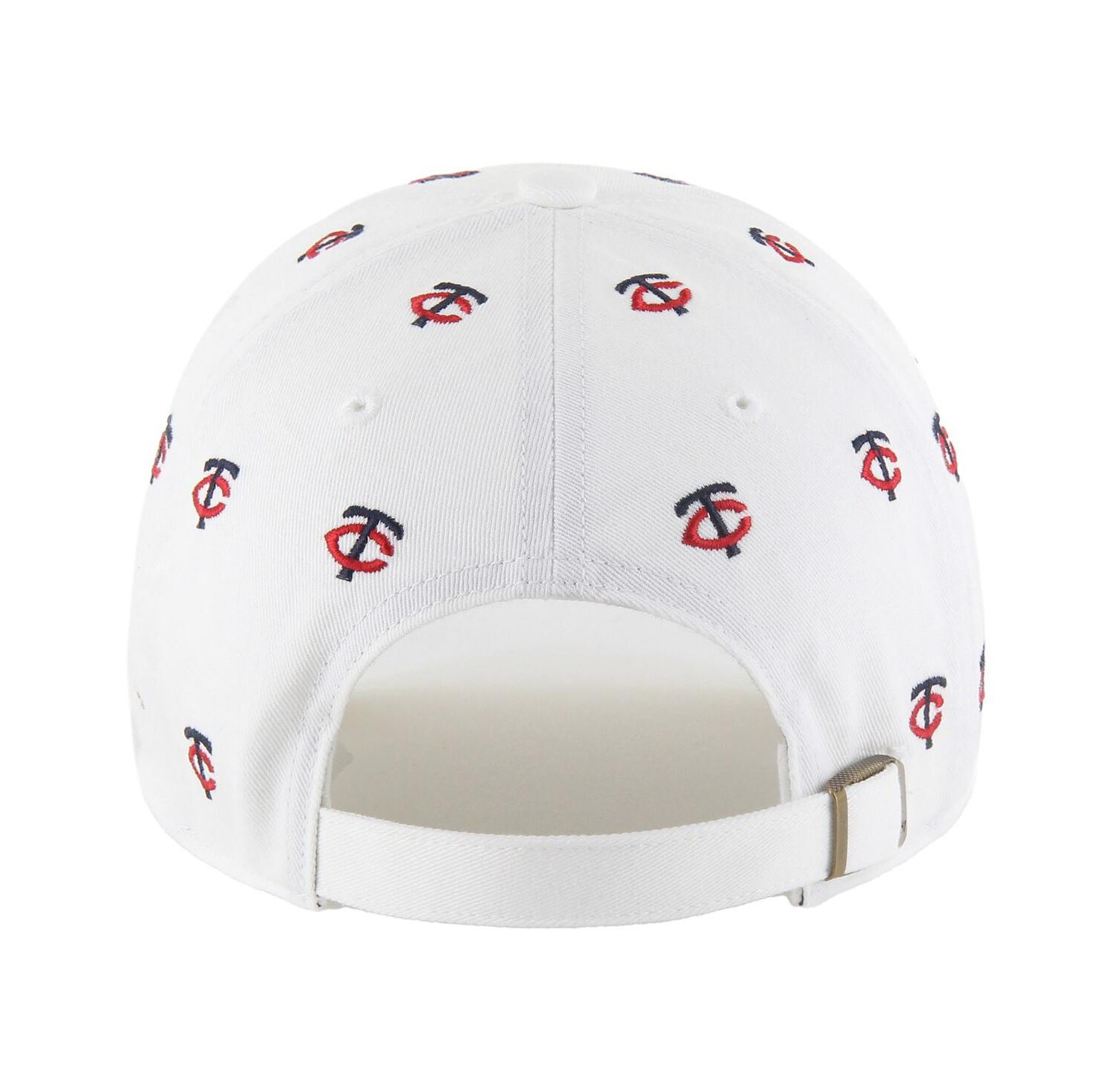 Women's White Minnesota Twins Confetti Clean Up Adjustable Hat