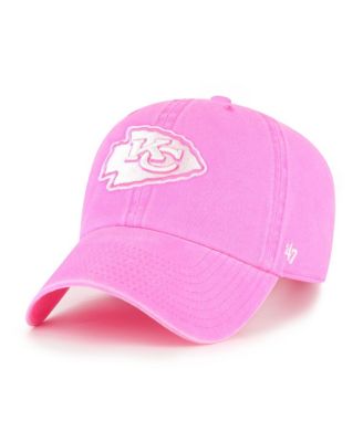 '47 Brand - Women's  Pink Kansas City Chiefs Bright Side Clean Up Adjustable Hat