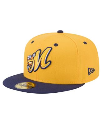 New Era - Men's Gold/Navy Montgomery Biscuits Authentic Collection 59FIFTY Fitted Hat