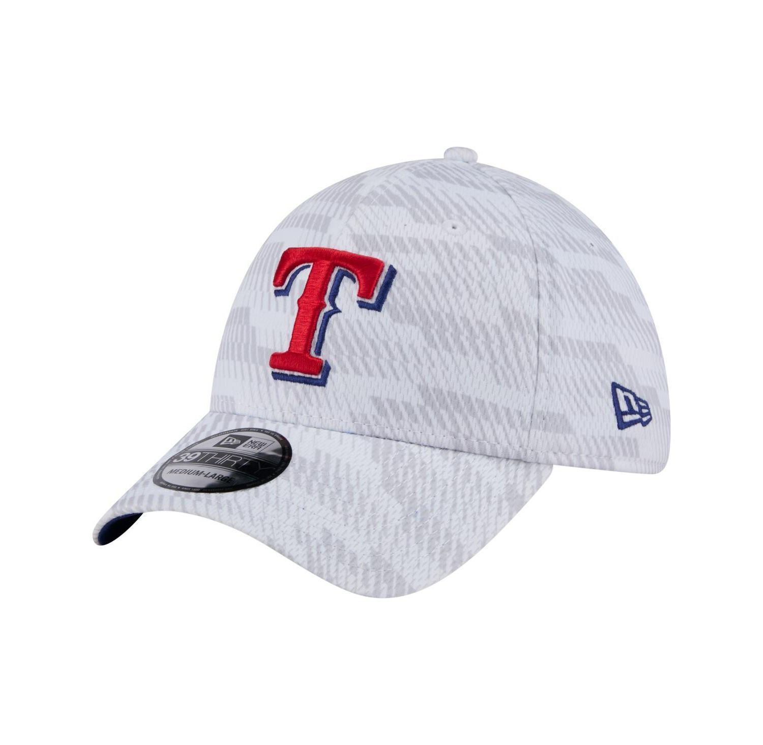 Men's White Texas Rangers Graded 39THIRTY Stretch Fit Hat