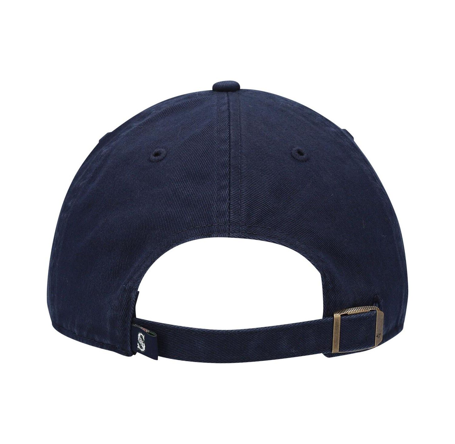 Men's Navy Seattle Mariners Clean Up Adjustable Hat