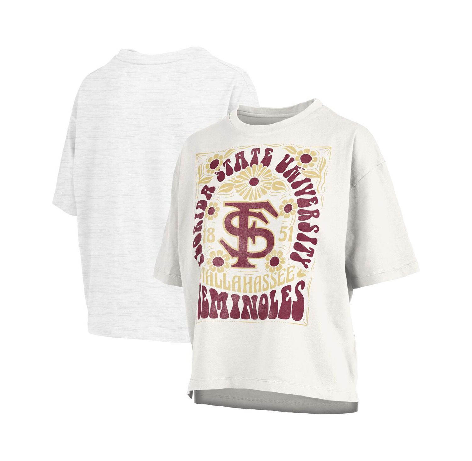 Women's White Florida State Seminoles Harmony Oversized T-Shirt