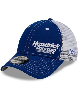 Men's Royal/White Kyle Larson Hendrickcars.com 9FORTY Trucker Adjustable Hat