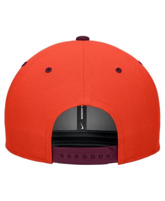 Men's White/Orange Virginia Tech Hokies Pro Performance Snapback Hat