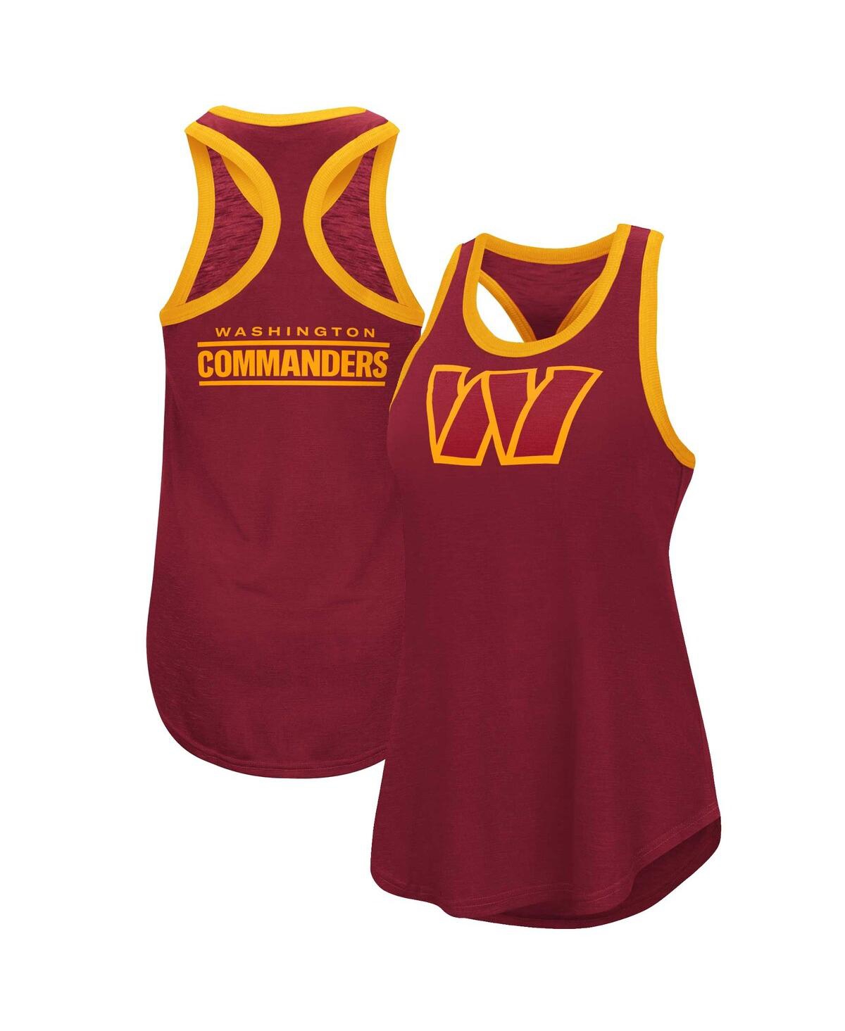 Women's Burgundy Washington Commanders Tater Tank Top - Burgundy