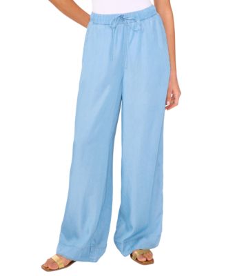 Women's Drawstring Wide-Leg Pants