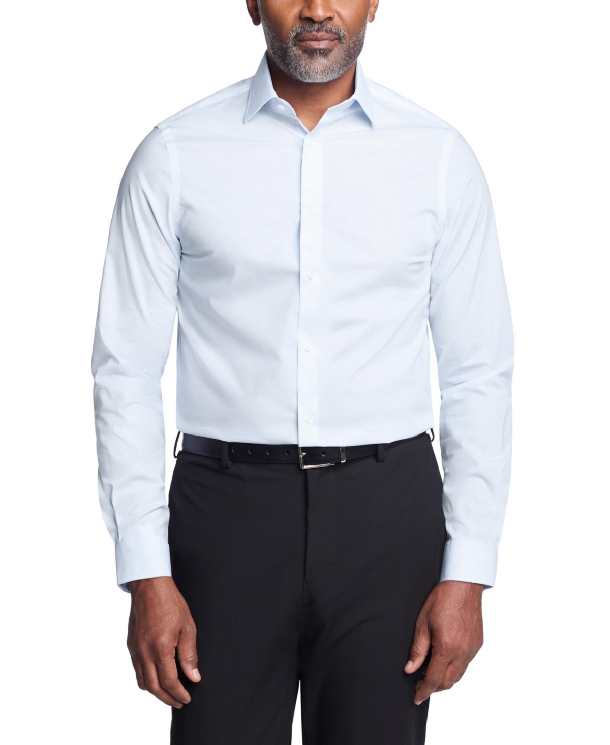 Michael Kors Men's Regular Fit Dress Shirt In Light Blue