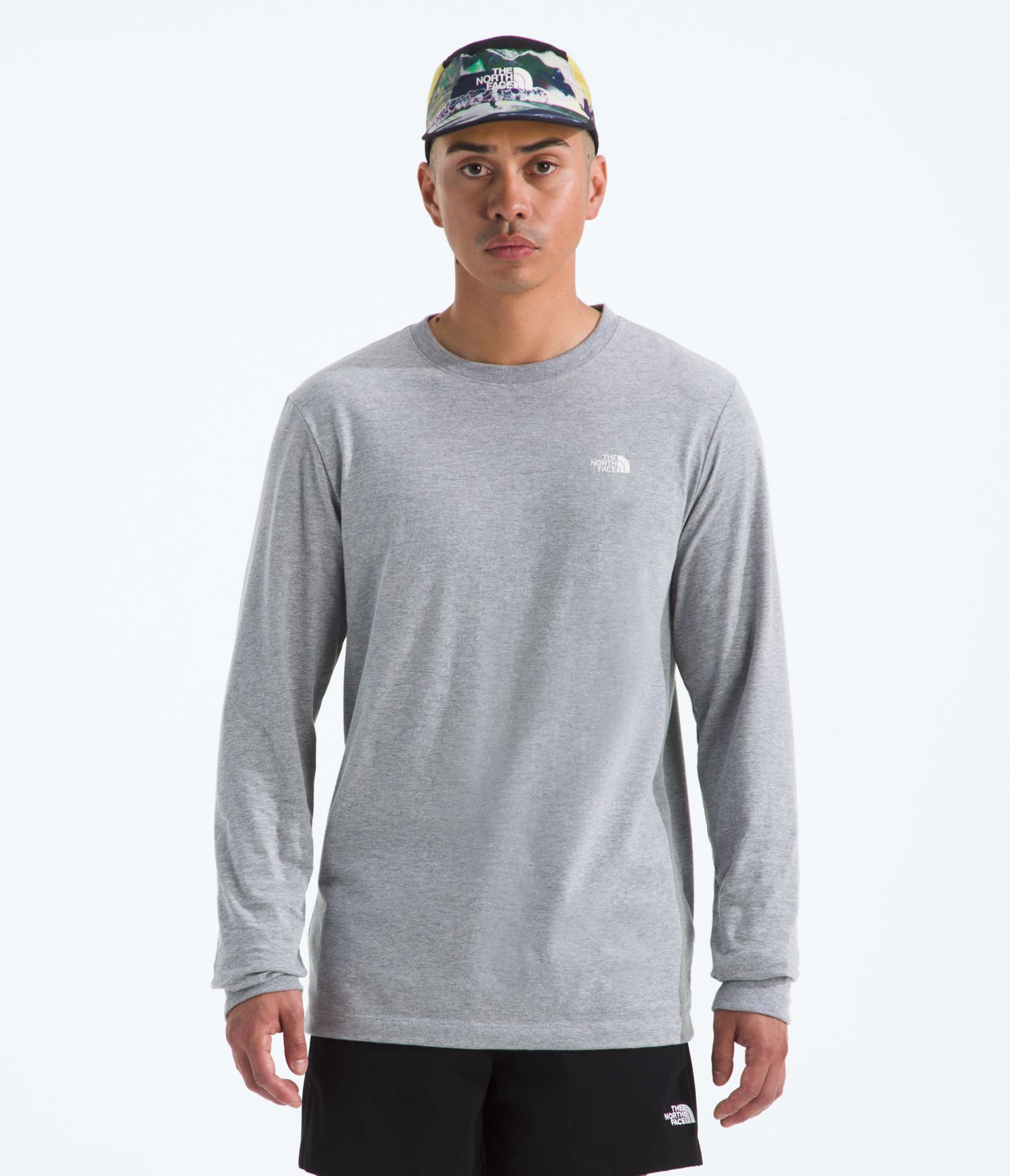Men's Long Sleeve Box Never Stop Exploring T-shirt