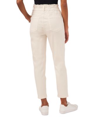 Women's Paperbag-Waist Slim Pants