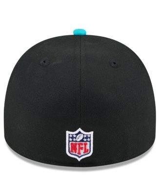 Men's Black/Aqua Miami Dolphins 2025 NFL Draft On Stage A-Frame 59FIFTY Fitted Hat