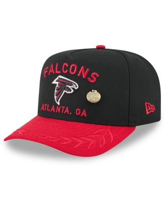 Men's Black/Red Atlanta Falcons 2025 NFL Draft On Stage A-Frame 59FIFTY Fitted Hat